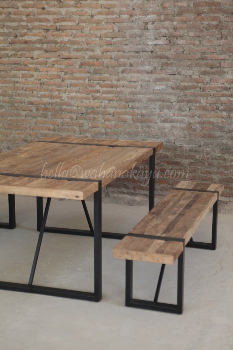 dev recycled dining table wahana kayu 7